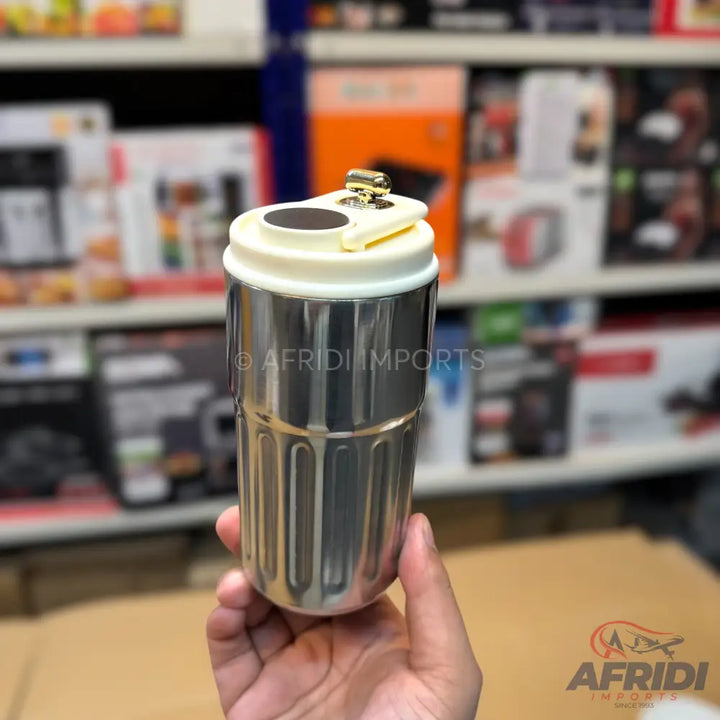 250ml Thermo Coffee Mug Lot Imported Silver
