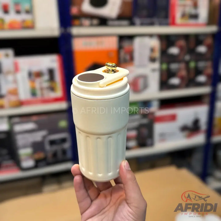 250ml Thermo Coffee Mug Lot Imported White
