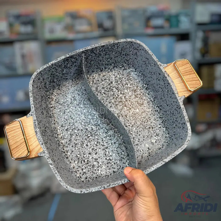 28cm Granite Coated Die Cast Hot Pot