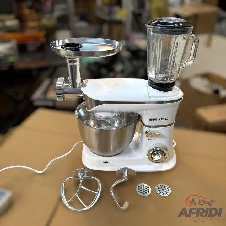 Srabc 3-in-1 Stand Mixer Blender & Meat Grinder