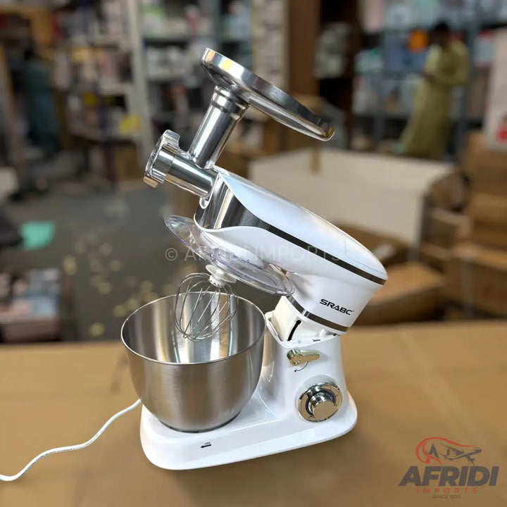 Srabc 3-in-1 Stand Mixer Blender & Meat Grinder
