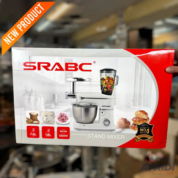 Srabc 3-in-1 Stand Mixer Blender & Meat Grinder