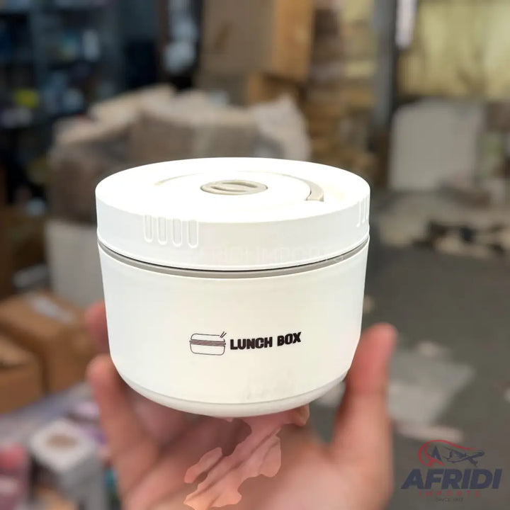 3-Containers Lunch Box with Thermal Pouch - White (LF11-B)