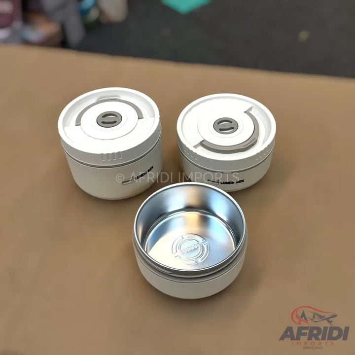 3-Containers Lunch Box with Thermal Pouch - White (LF11-B)