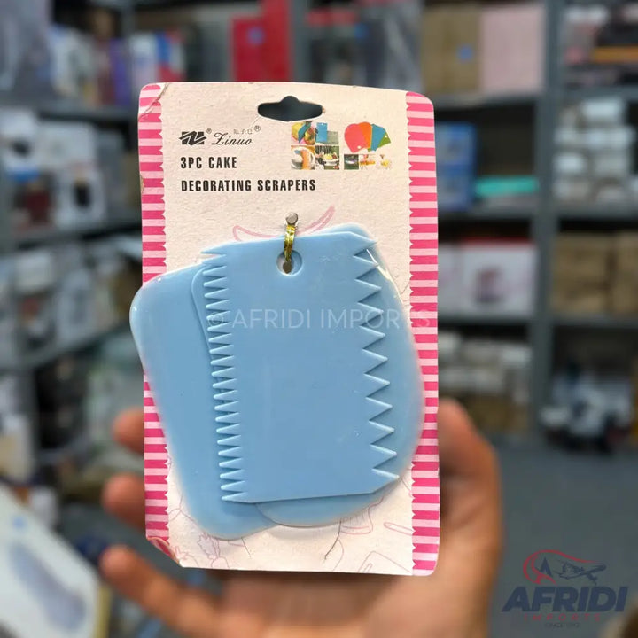 3 Piece Cake Decoration Scrapers