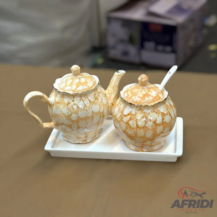 3 Piece Ceramic Tea Set