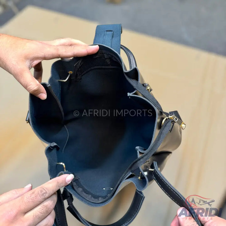 3 Piece Handbag Set - BLack