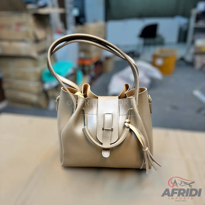 3 Piece Handbag Set - Cream