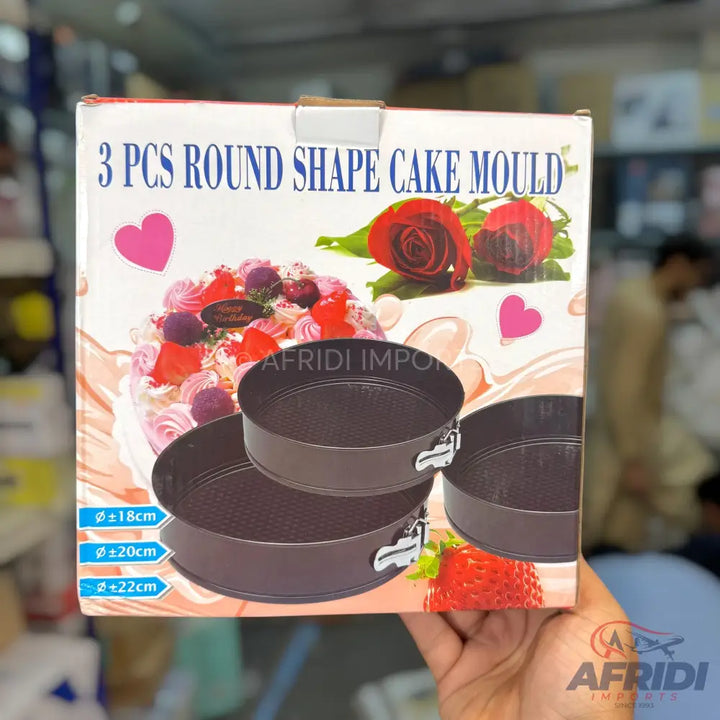 3 Piece Round Cake Molds