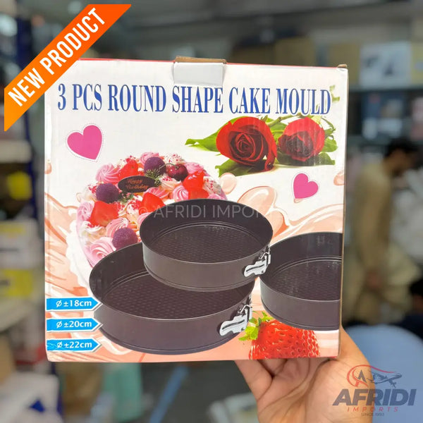 3 Piece Round Cake Molds