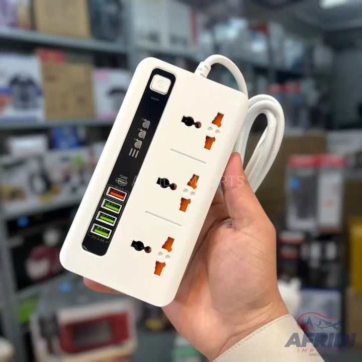 3 Socket 5 USB 20W Extention