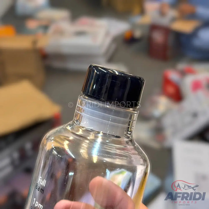 340ml Glass Bottle - Black (KK79-C)