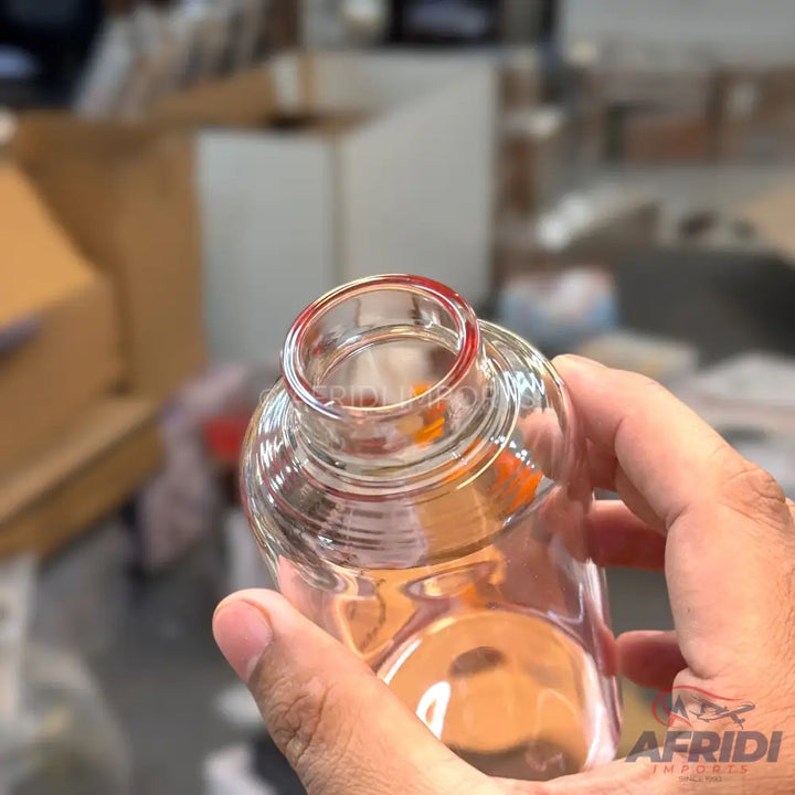 340ml Glass Bottle - Pink (KK79-A)