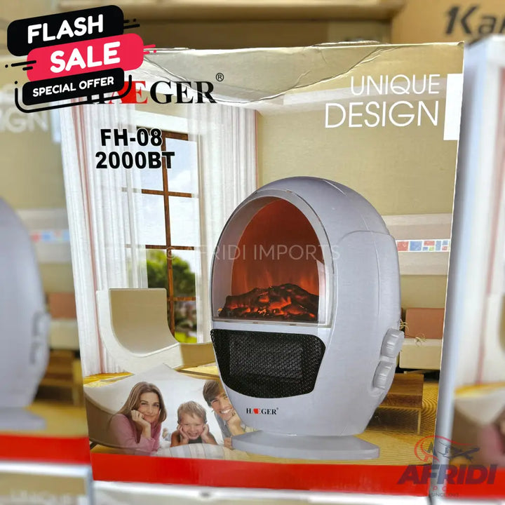 3D Simulation Flame Electric Fan Heater High Quality China Lot Import