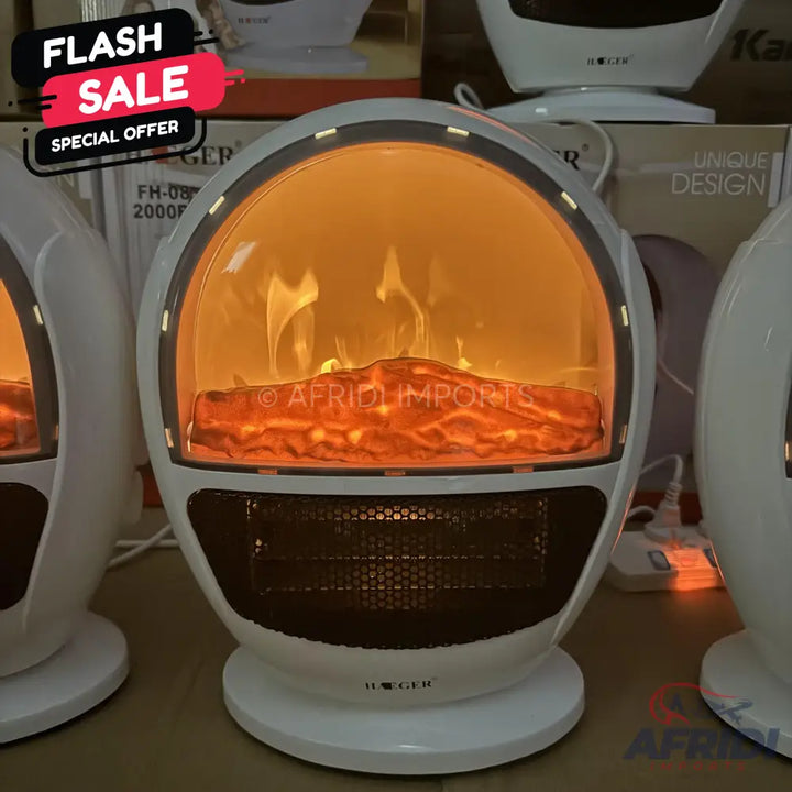 3D Simulation Flame Electric Fan Heater High Quality China Lot Import