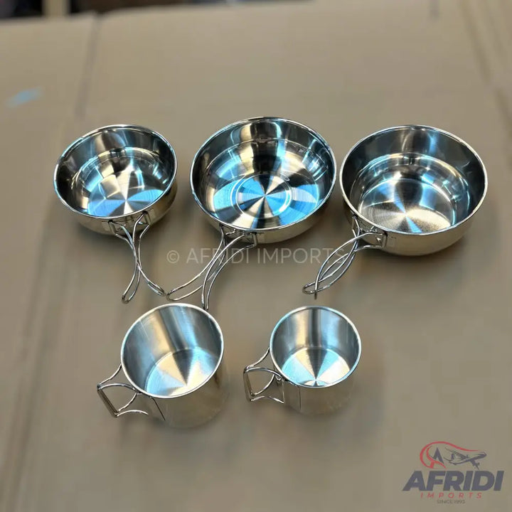 5 Piece Portable Cooking Set