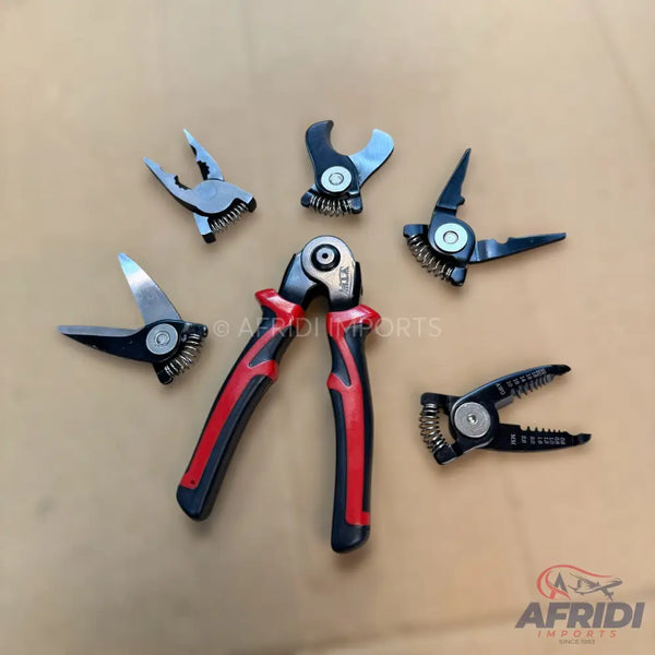 5 Pieces Exchangeable Plier Set