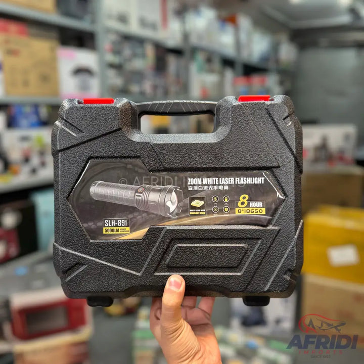 5000 Lumens White Laser Flashlight