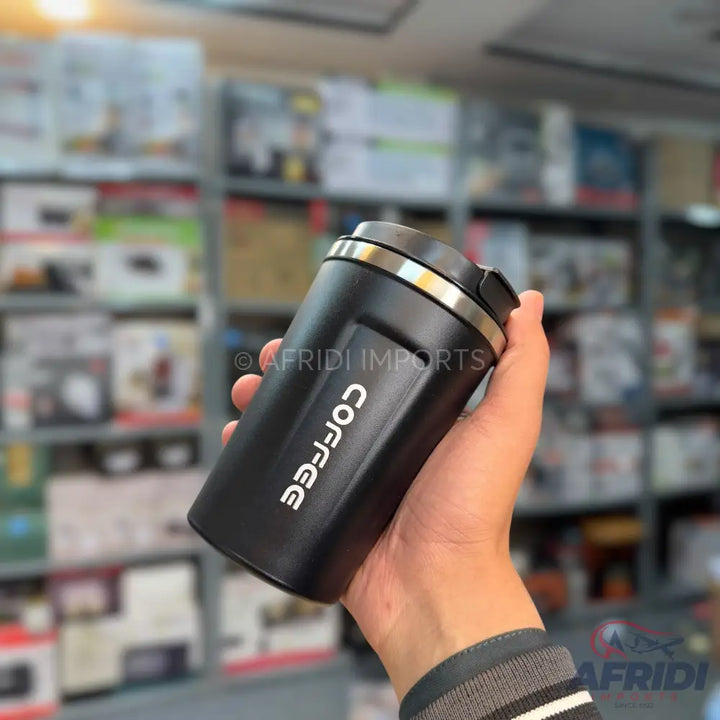 510ml Vacuum Coffee Mugs Black