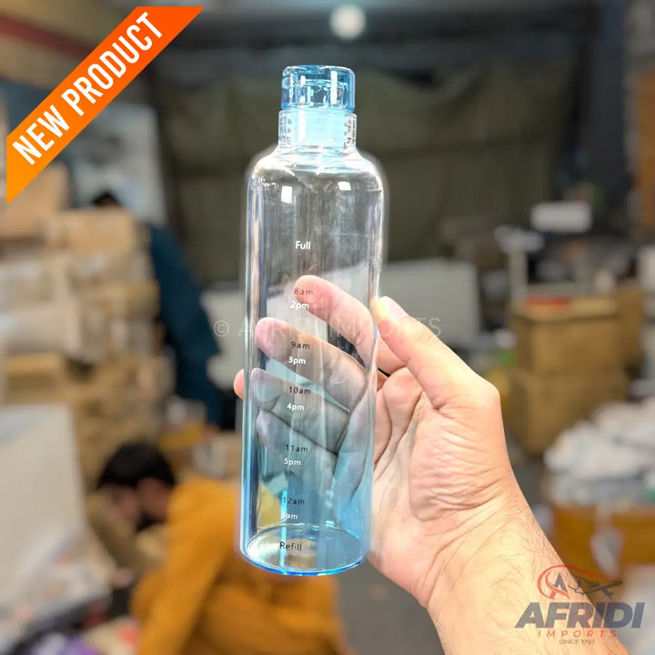 Good Moments - 550ml Glass Bottle - Blue (RW77-C)