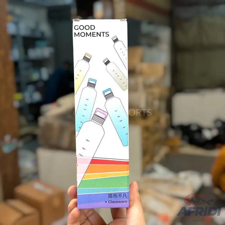 Good Moments - 550ml Glass Bottle - Orange (RW77-A)