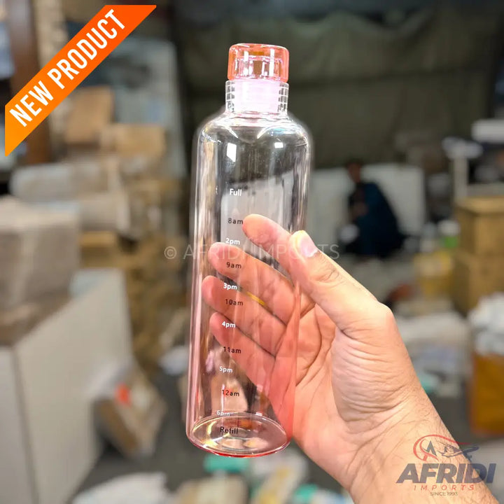 Good Moments - 550ml Glass Bottle - Pink (RW77-B)