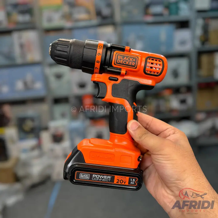 68 Piece Tool Kit & Drill Machine Black + Decker