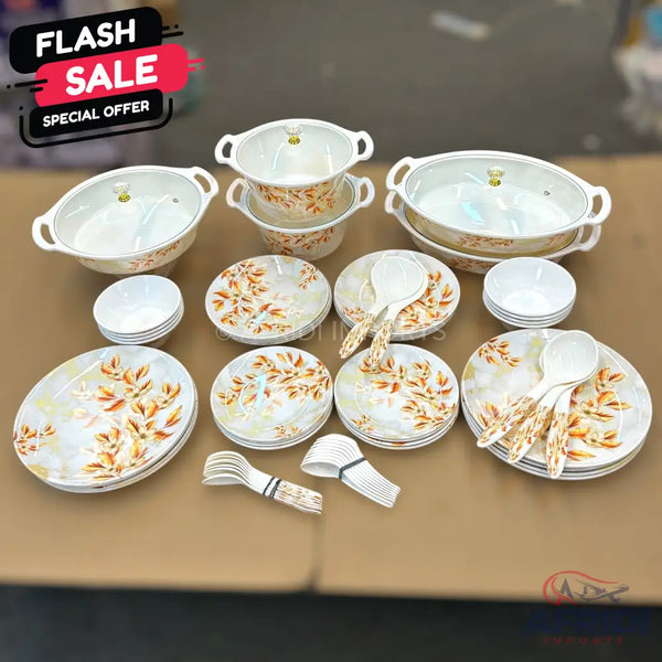 69 Pieces - Melamine Dinnerware Set (8-person) R02