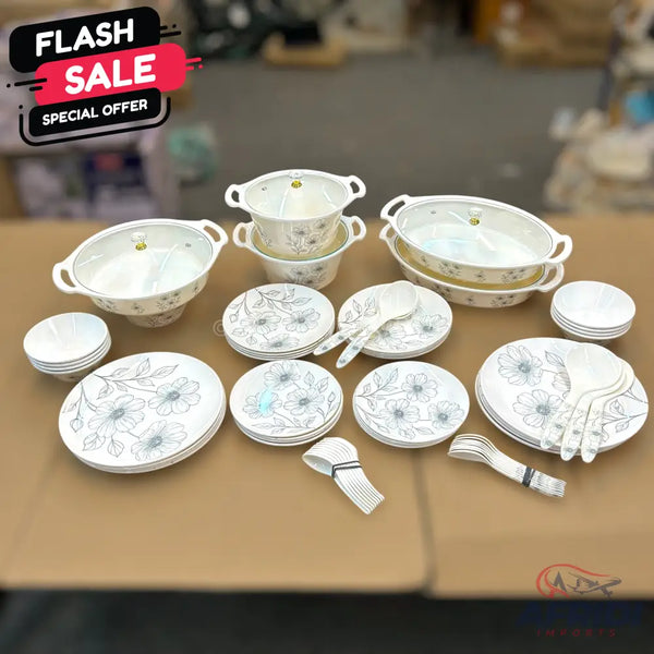 69 Pieces - Melamine Dinnerware Set (8-person) R01