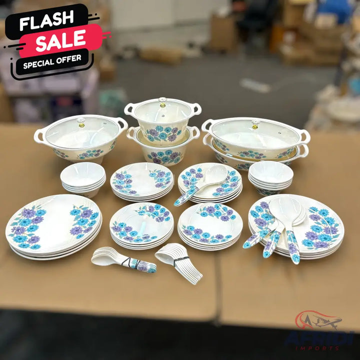 69 Pieces - Melamine Dinnerware Set (8-person) R04