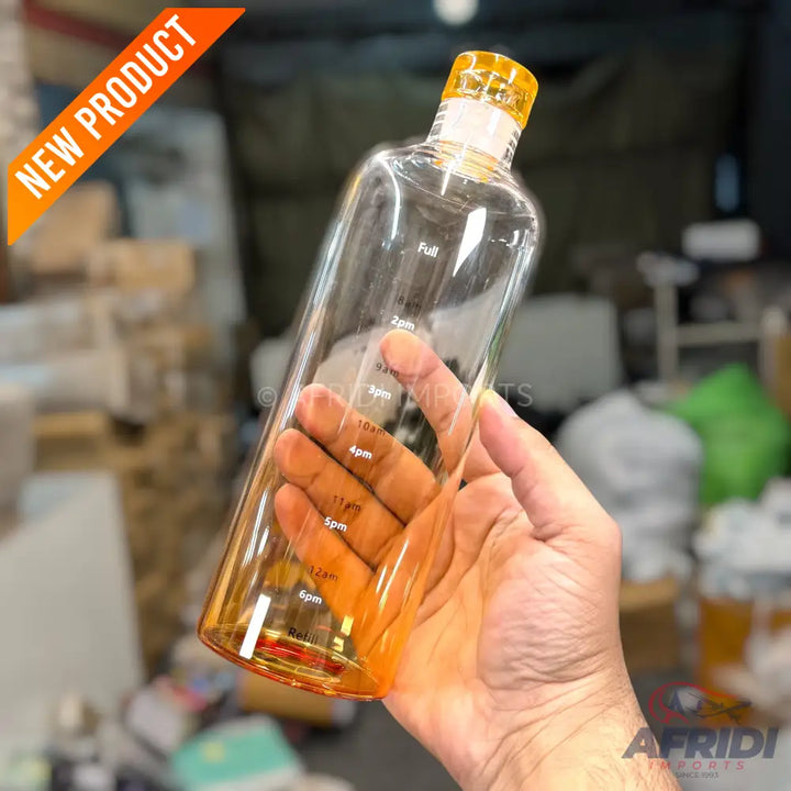 Good Moments - 700ml Glass Water Bottle - Orange (RW77-A)