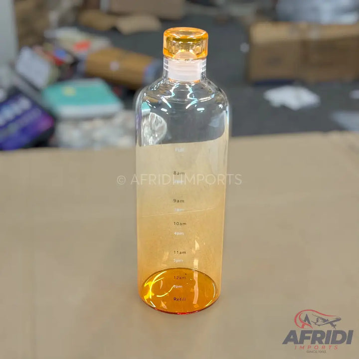 Good Moments - 700ml Glass Water Bottle - Orange (RW77-A)