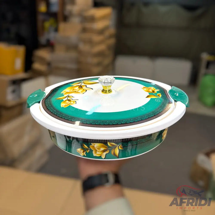 74 Pieces (8-person) Melamine Dinnerware Set - Double Insulated Donga and Tray - G08