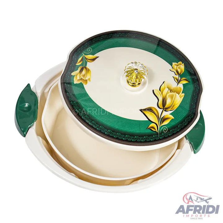 74 Pieces (8-person) Melamine Dinnerware Set - Double Insulated Donga and Tray - G08