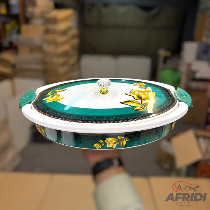 74 Pieces (8-person) Melamine Dinnerware Set - Double Insulated Donga and Tray - G08