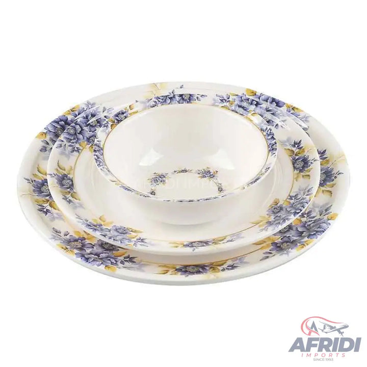 74 Pieces (8-person) Melamine Dinnerware Set - Double Insulated Donga and Tray - G06