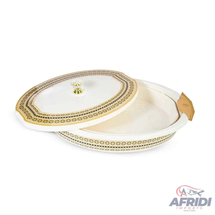 74 Pieces (8-person) Melamine Dinnerware Set - Double Insulated Donga and Tray - G02