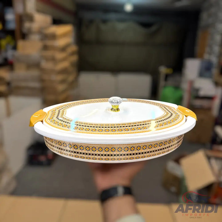 74 Pieces (8-person) Melamine Dinnerware Set - Double Insulated Donga and Tray - G02