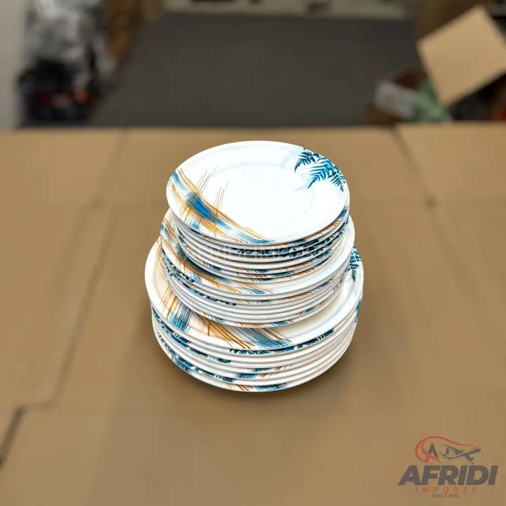 74 Pieces (8-person) Melamine Dinnerware Set - Double Insulated Donga and Tray - G07