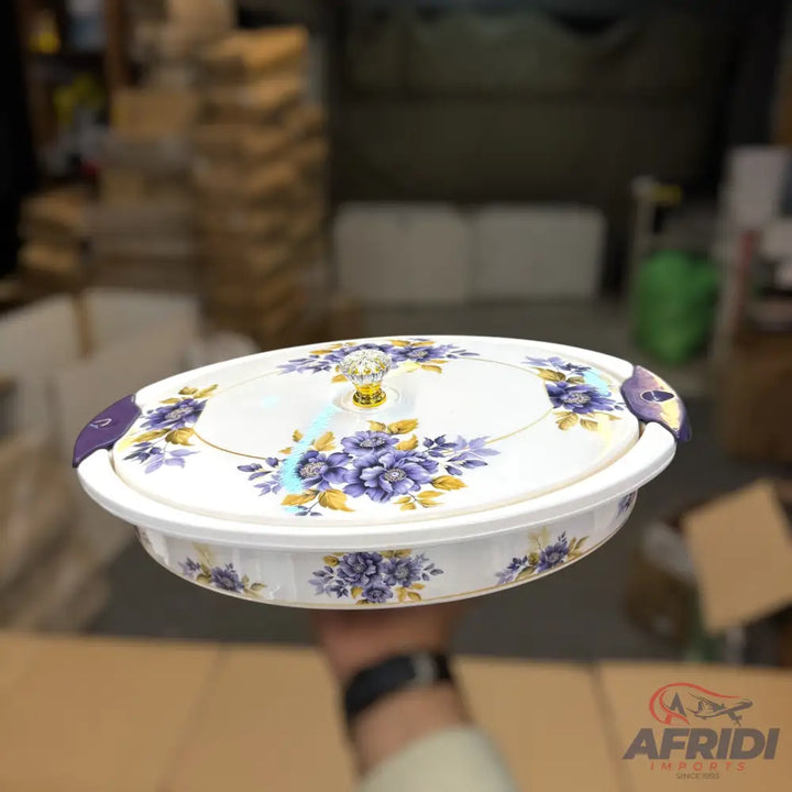 74 Pieces (8-person) Melamine Dinnerware Set - Double Insulated Donga and Tray - G06