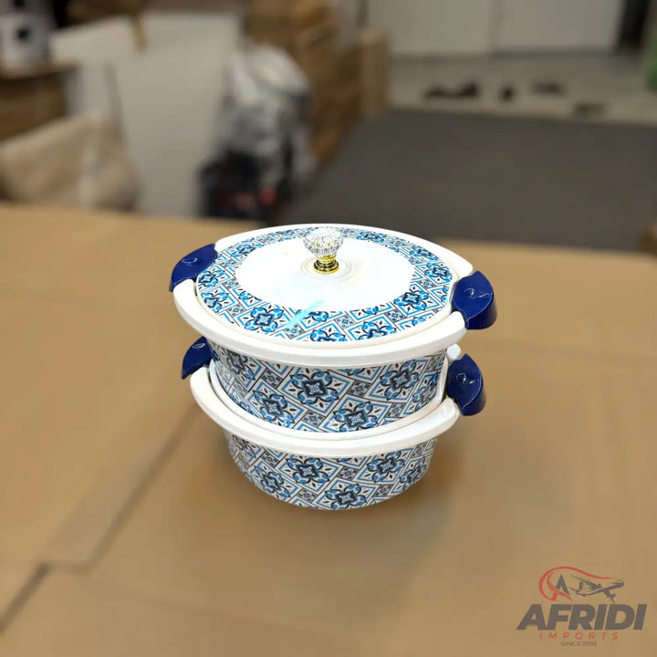 74 Pieces (8-person) Melamine Dinnerware Set - Double Insulated Donga and Tray - G01