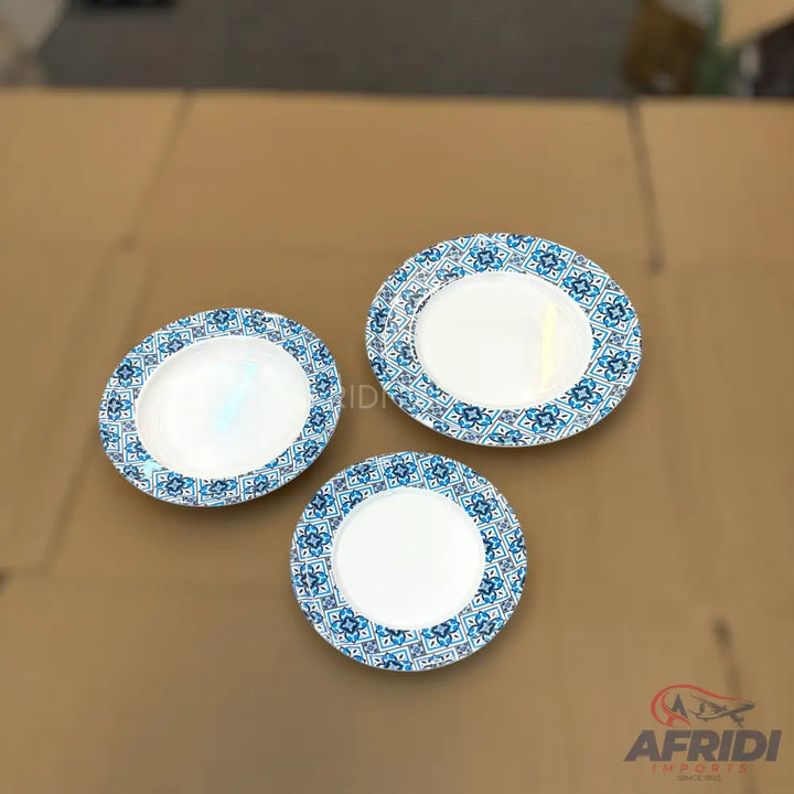 74 Pieces (8-person) Melamine Dinnerware Set - Double Insulated Donga and Tray - G01