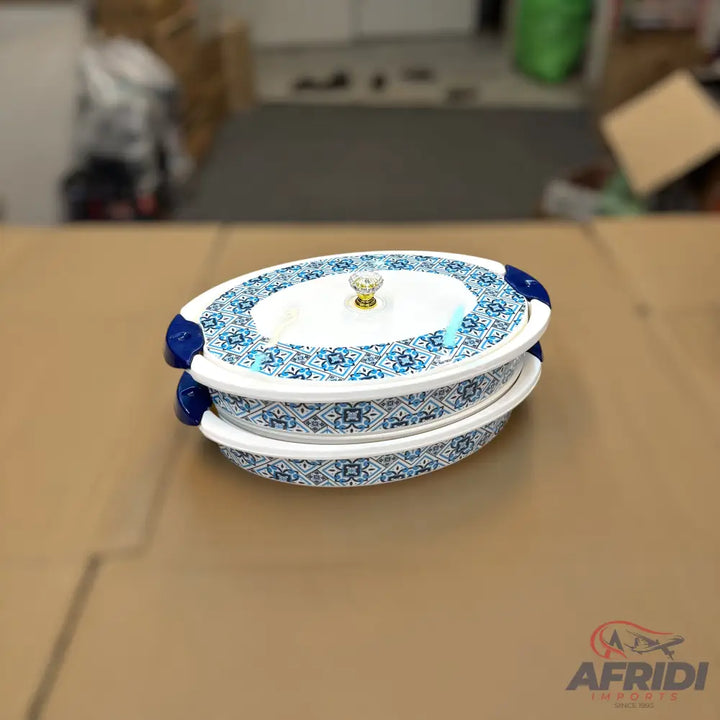 74 Pieces (8-person) Melamine Dinnerware Set - Double Insulated Donga and Tray - G01