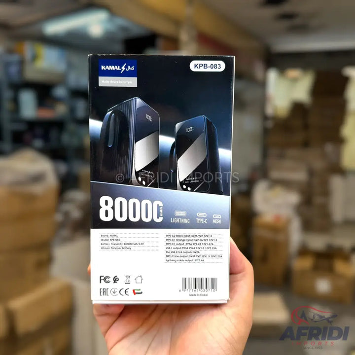 Kamaal 80,000mAH 100W Power Bank