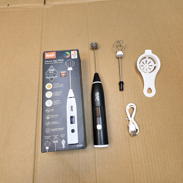 Lot Imported 3-in-1 Rechargeable Egg Beater & Coffee Frother