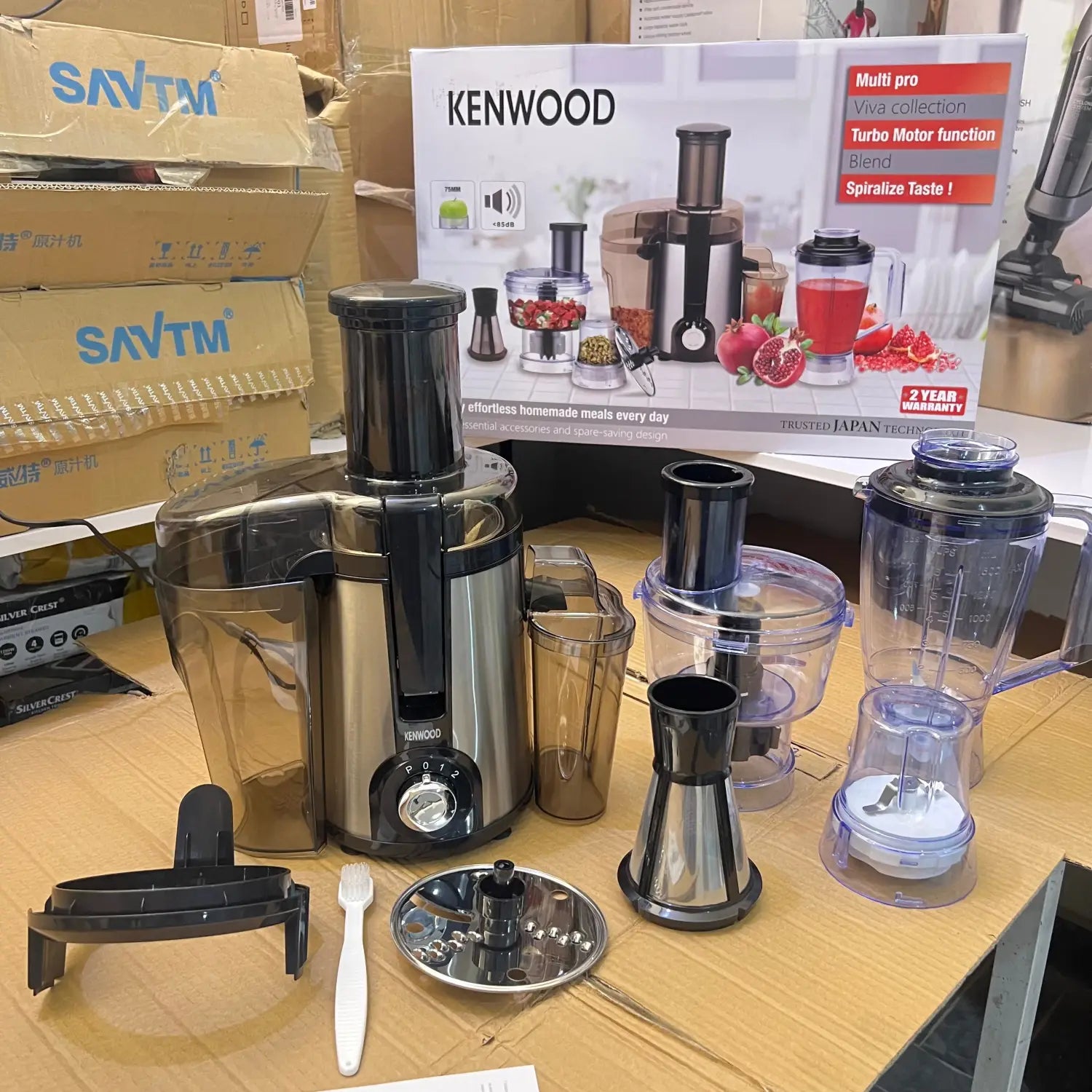 Japan lot imported Kenwood Food Factory 6-in-1 juicer blender food processor appliance