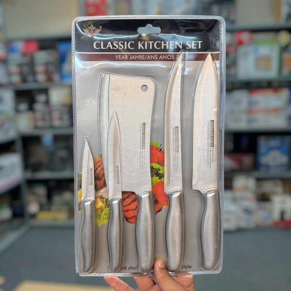 5 Pieces Kitchen Knives Set