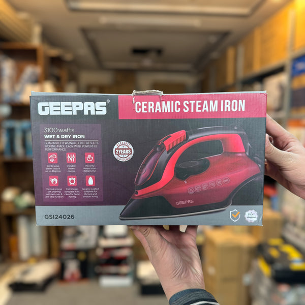 Geepas Ceramic Steam Iron GSI24026