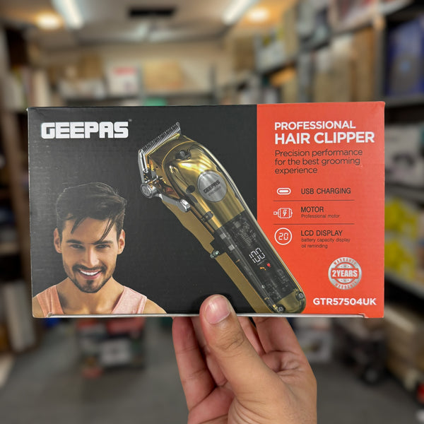 Geepas Professional Hair Clipper (2-Years Local Warranty)