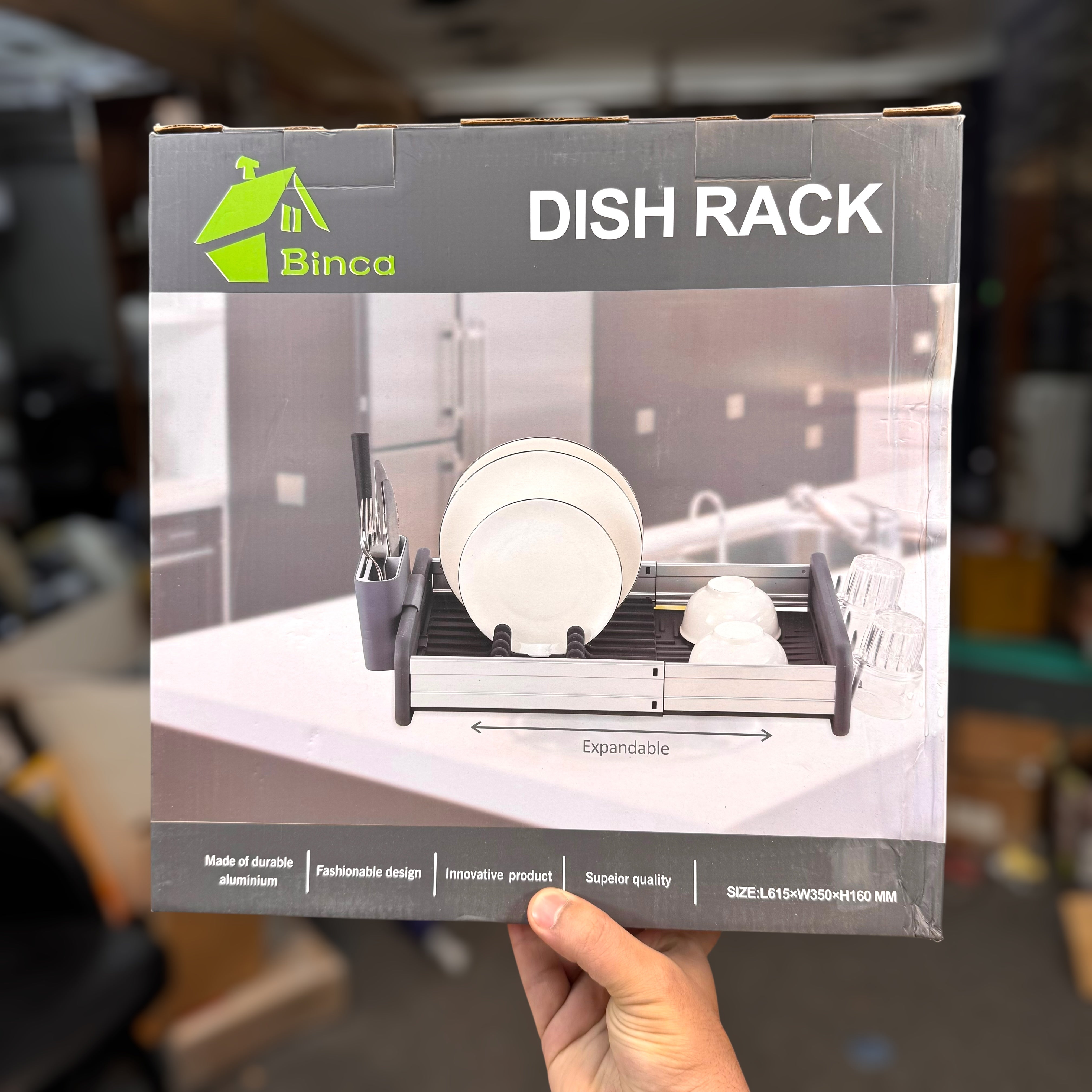 Binca Expandable Dish Rack – Afridi Imports